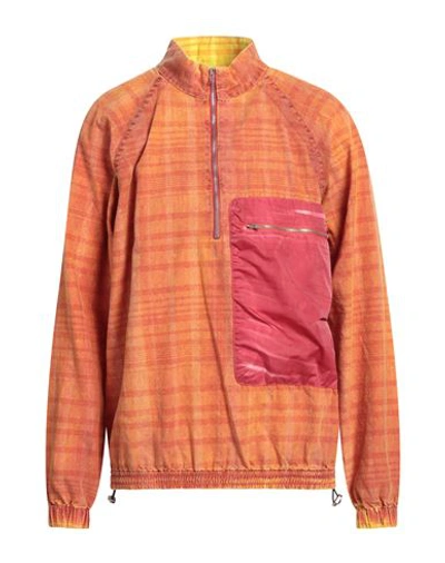 Shop Ranra Man Sweatshirt Orange Size L Linen, Polyester