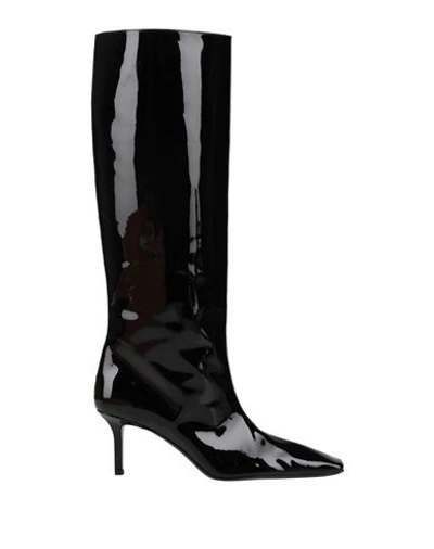 Shop Acne Studios Woman Boot Black Size 11 Soft Leather