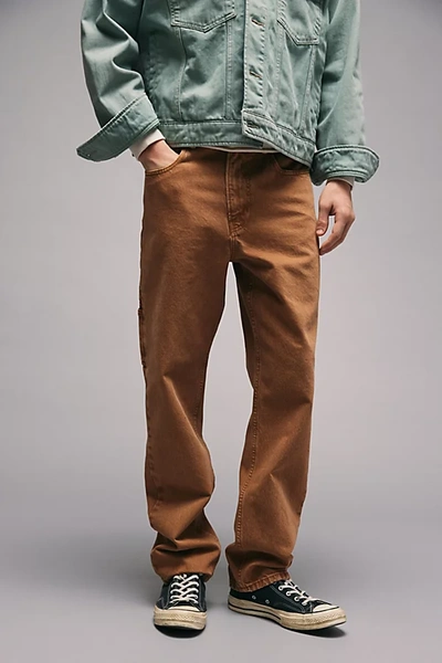 Shop Bdg Straight Fit Utility Work Pant In Copper, Men's At Urban Outfitters
