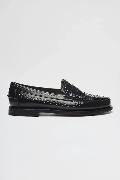 Shop Sebago Dan Studs Loafer In Black, Women's At Urban Outfitters