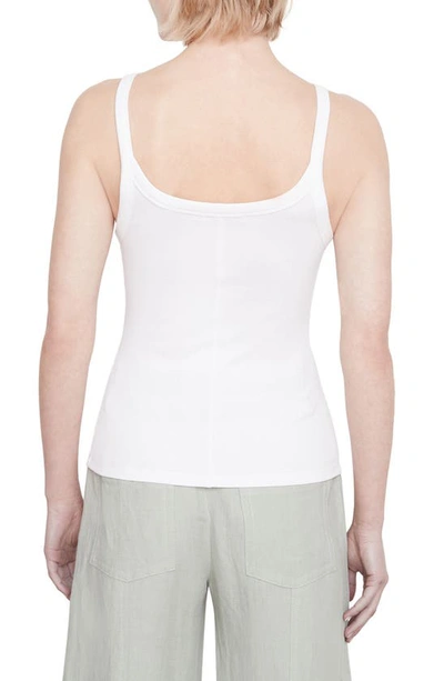 Vince Scoop-neck Camisole Top In Optic White