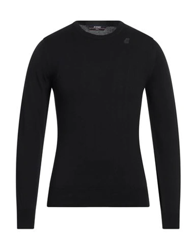 Shop K-way Man Sweater Black Size S Cotton
