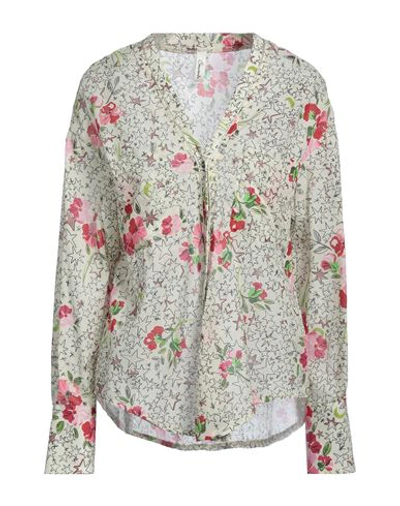 Shop Souvenir Woman Shirt Beige Size S Cotton