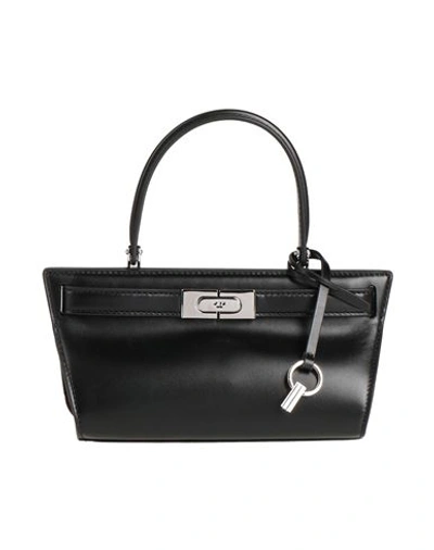Shop Tory Burch Woman Handbag Black Size - Soft Leather