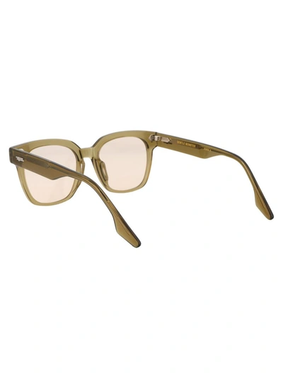 Shop Gentle Monster Sunglasses In Kc1 Green Brown