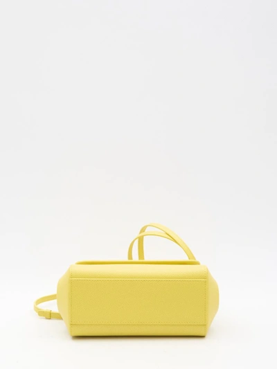 Shop Dolce & Gabbana Small Sicily Bag In Yellow