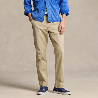 Shop Ralph Lauren Salinger Straight Fit Chino Pant In Gates
