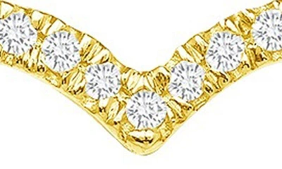 Shop Ron Hami 14k Yellow Gold Pavé Diamond Heart Earrings