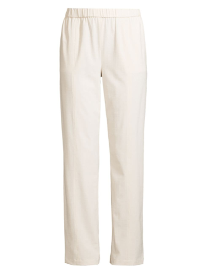 Shop Misook Women's Soft Knit Straight Pants In Biscotti