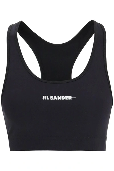 Shop Jil Sander Logo Sports Bra