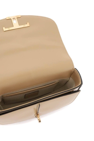 Shop Tod's Mini Leather 't Timeless' Shoulder Bag