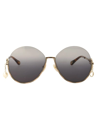 Shop Chloé Ch0067s In Gold