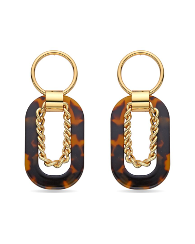 Eye Candy La Lea Square Chain Drop Earrings