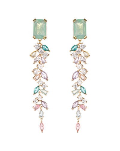 Eye Candy La Cz Lina Linear Drop Earrings
