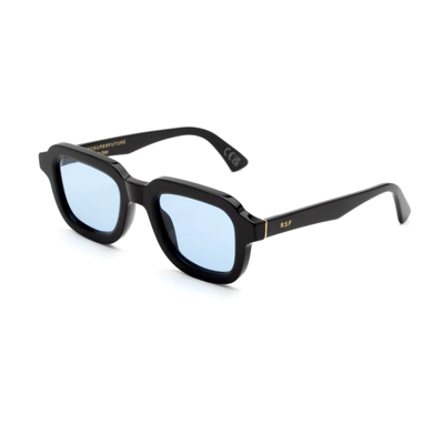 Shop Retrosuperfuture Lazarus Azure Sunglasses In Nero