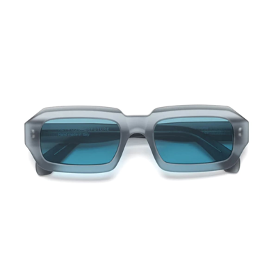 Shop Retrosuperfuture Fantasma Denim Blue Sunglasses In Grigio