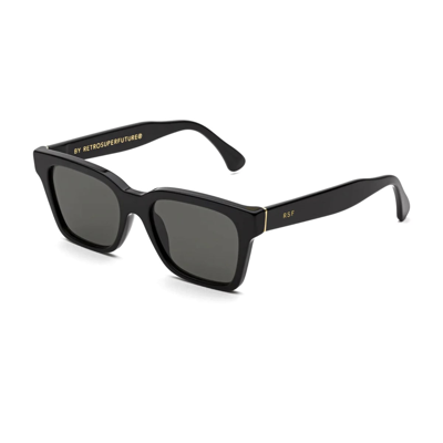 Shop Retrosuperfuture America Black Sunglasses In Nero