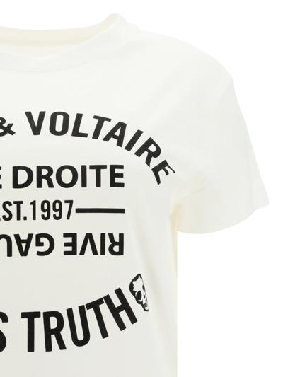 Shop Zadig &amp; Voltaire Walk Blason T-shirt In Blanc