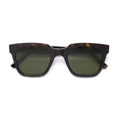 Shop Retrosuperfuture Giusto 3627 Green Sunglasses In Marrone