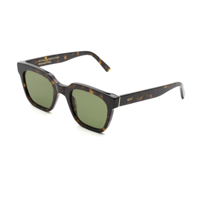 Shop Retrosuperfuture Giusto 3627 Green Sunglasses In Marrone