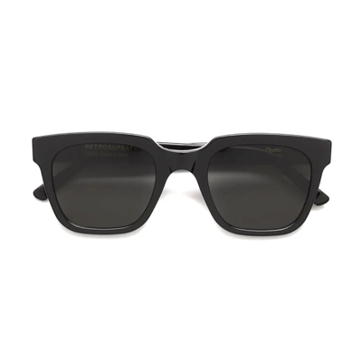 Shop Retrosuperfuture Giusto Black Sunglasses In Nero