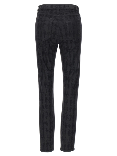 Shop Karl Lagerfeld Aop Jeans In Black