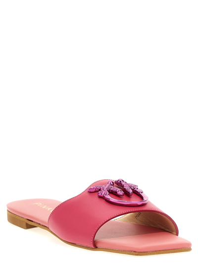 Shop Pinko Marli 01 Slides In Pink
