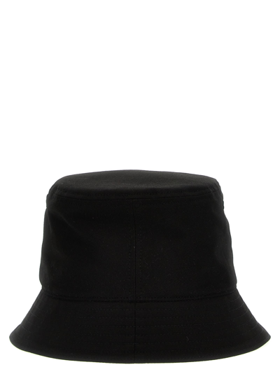 Shop Valentino Garavani Vltn Bucket Hat In White/black
