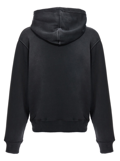 Amiri Track Patch-embellished Hoodie In Gray