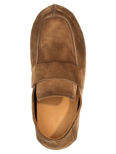 Shop Marsèll Toddone Loafers In Beige