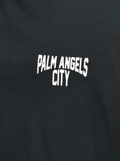 Shop Palm Angels Pa City T-shirt In Gray