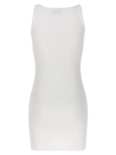 Shop Off-white Off Stamp Dress In White/black