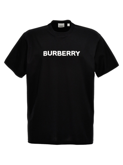 Shop Burberry Harriston T-shirt In White/black