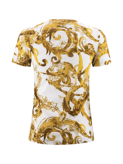 Shop Versace Jeans Couture Couture Cotton T-shirt In Baroque