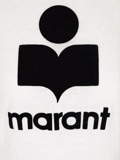 Shop Marant Etoile Koldi T-shirt In White