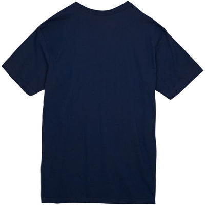 Shop Mitchell & Ness Unisex   Navy Dallas Mavericks Hardwood Classics Mvp Throwback Logo T-shirt