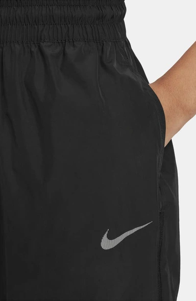 Shop Nike Kids' Sportswear Woven Pants In Black/ Black
