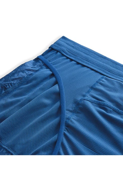 Shop Nike Dri-fit Stride Running Division Shorts In Court Blue/ Black