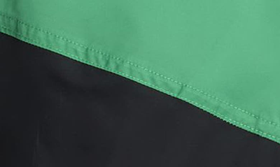 Shop Nike Water Repellent Half Zip Pullover In Stadium Green/ Black/ Black