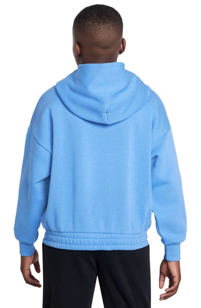 Shop Nike Kids' Culture Of Basketball Hoodie In University Blue/ White