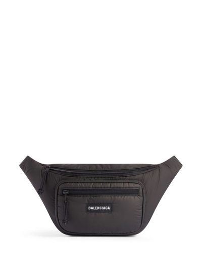 Shop Balenciaga Black Explorer Padded Belt Bag