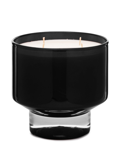 Shop Tom Dixon Black Fire Large Scented Candle In Schwarz