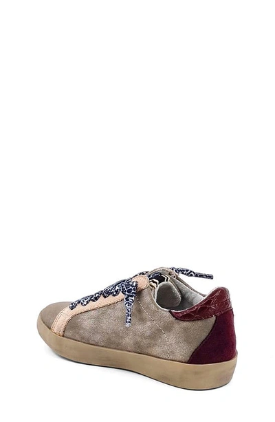 Shushop Kids' Paula Sneaker In Pewter Distressed