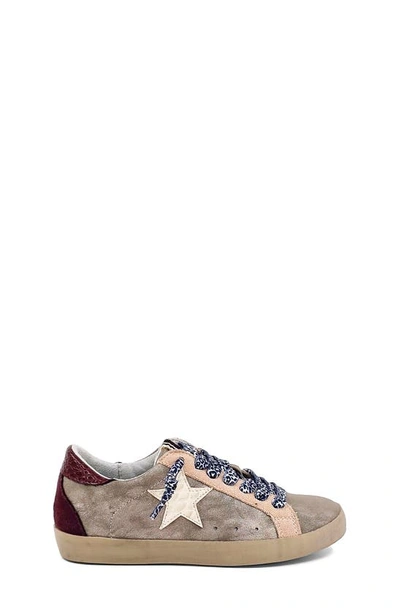 Shushop Kids' Paula Sneaker In Pewter Distressed