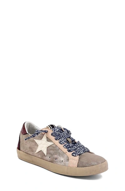 Shushop Kids' Paula Sneaker In Pewter Distressed