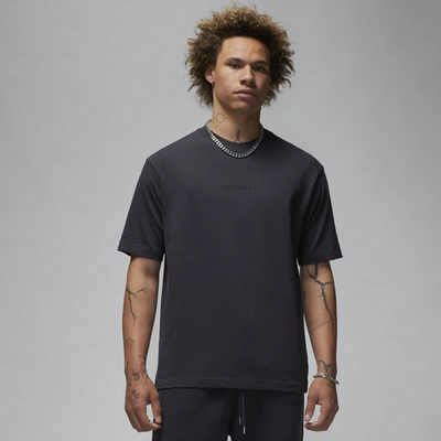 Shop Jordan Mens  T-shirt In Off Noir