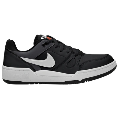 Nike Black Full Force Low Sneakers In Black/white/grey