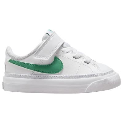 Shop Nike Boys  Court Legacy In White/stadium Green/football Grey