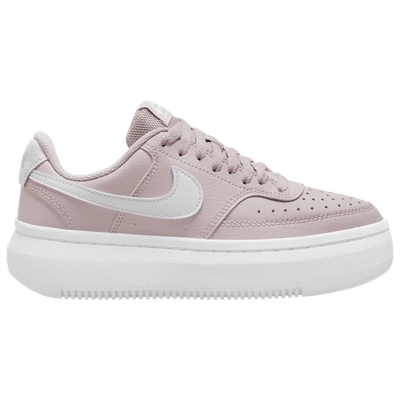 Shop Nike Womens  Court Vision In Platinum Violet/white