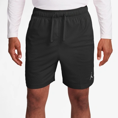 Shop Jordan Mens  Dri-fit Sport Mesh Shorts In Black/white